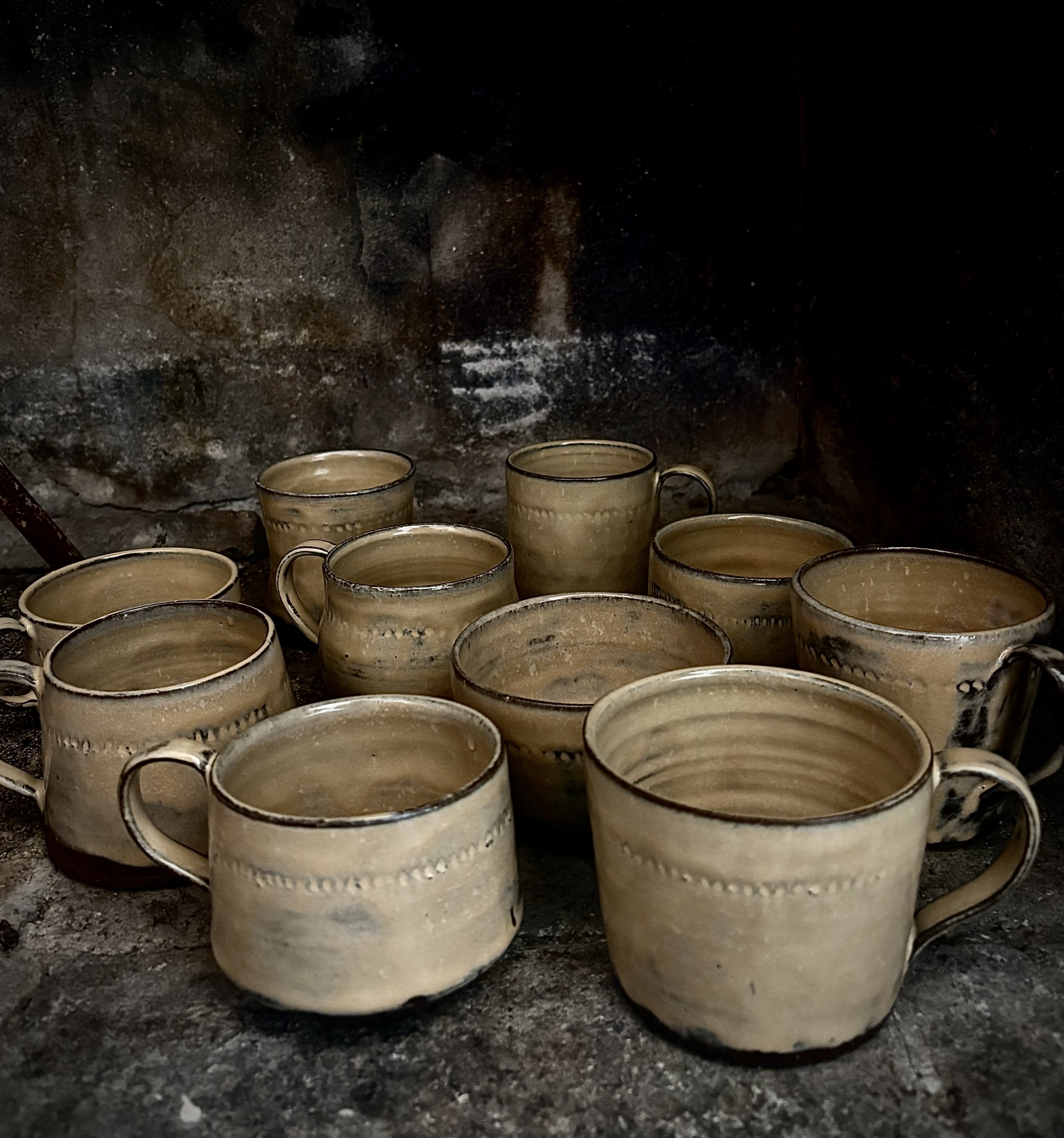 Ten Mugs